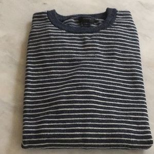 J CREW MEN’S LS STRIPED SWEATER SZ S LIKE NEW
